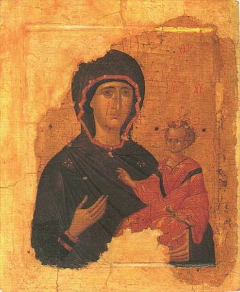 013-Одигитрия, Византия, первая четверть 15 века